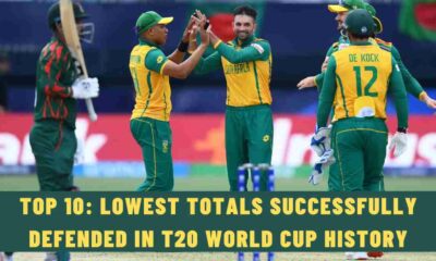 Top 10: Lowest Totals Successfully Defended in T20 World Cup History