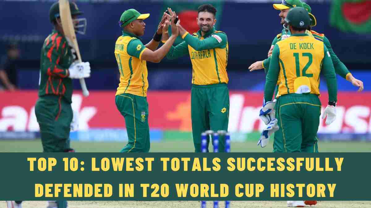 Top 10: Lowest Totals Successfully Defended in T20 World Cup History