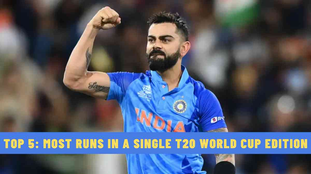 Top 5: Most Runs in a Single T20 World Cup Edition