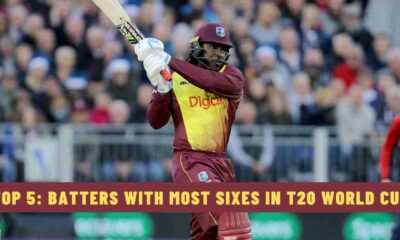 Top 5: Batters with Most Sixes in T20 World Cup