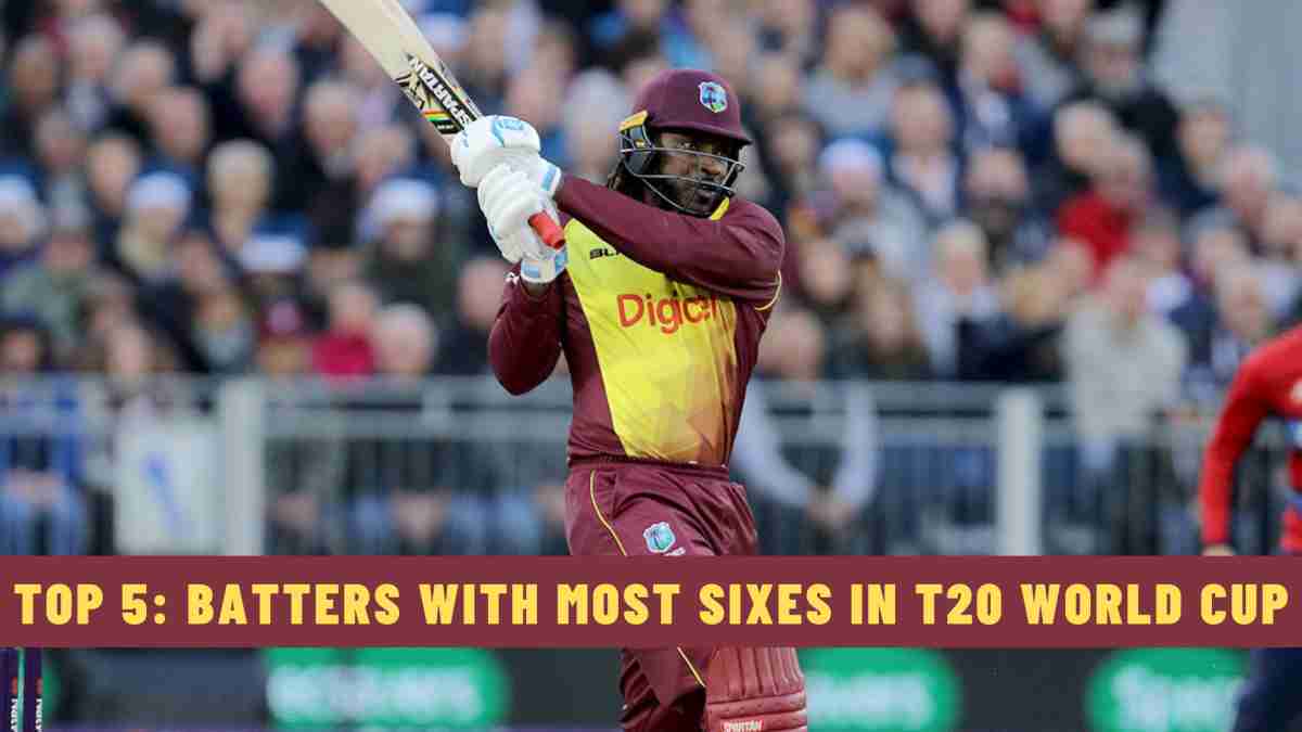 Top 5: Batters with Most Sixes in T20 World Cup