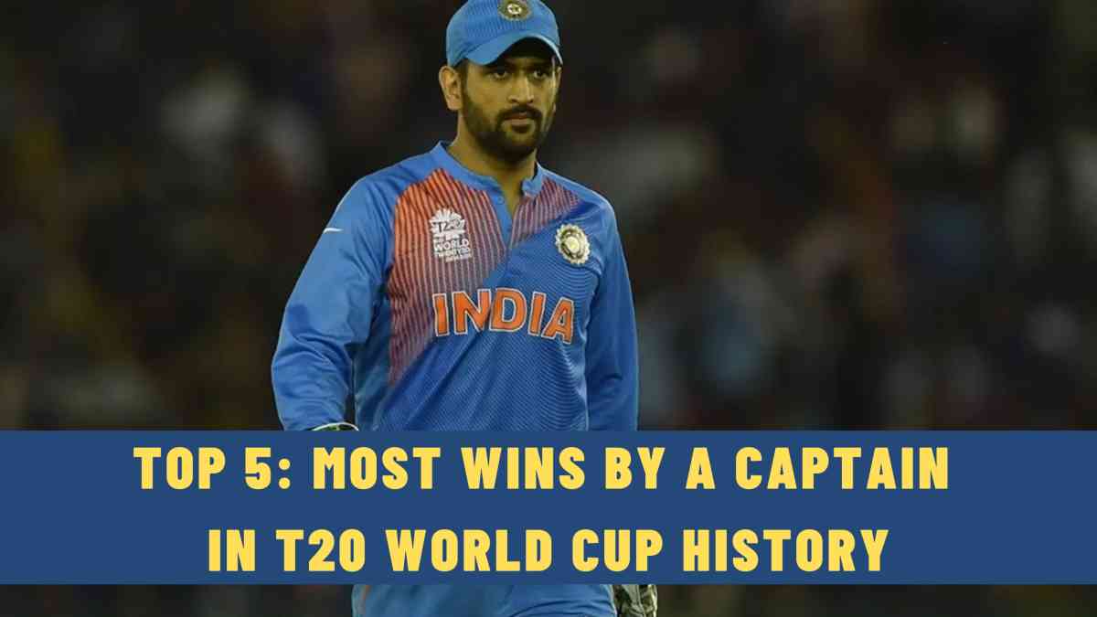 Top 5: Most Wins by a Captain in T20 World Cup History