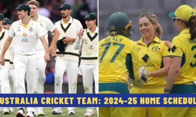 Australia Cricket Team: 2024-25 Home Schedule