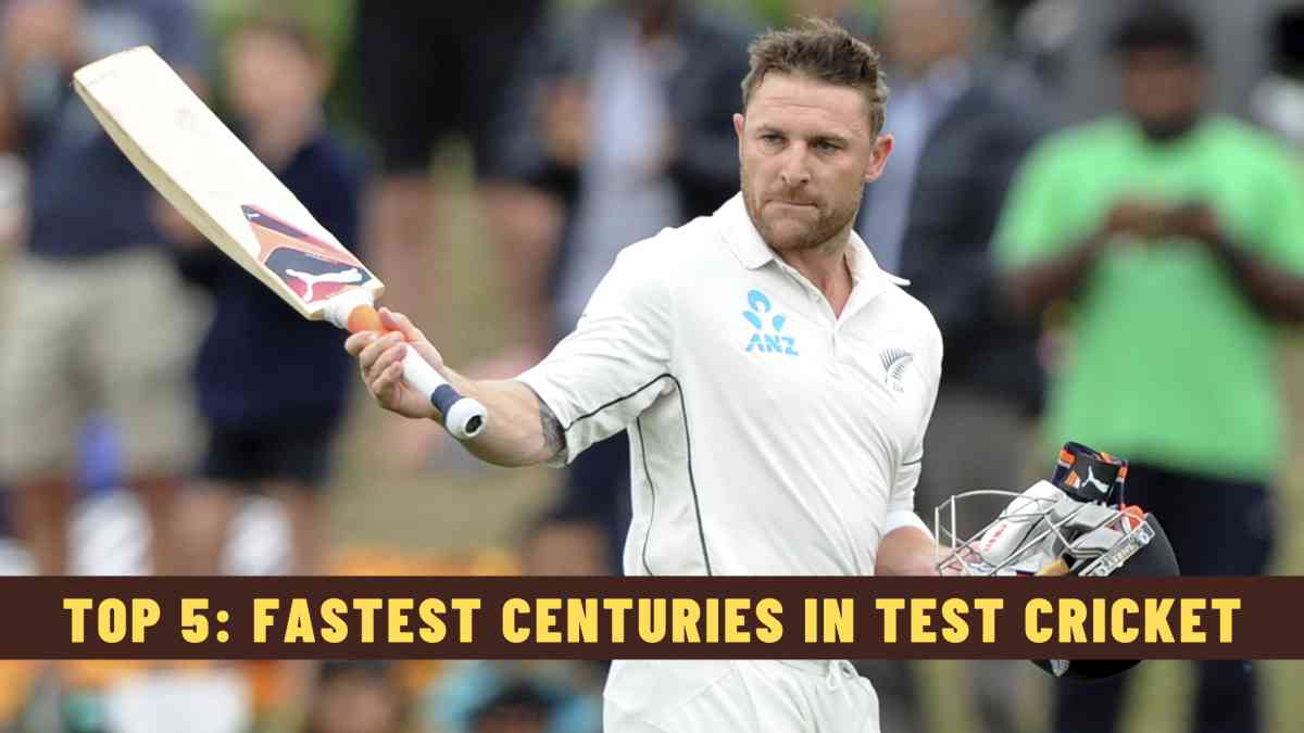 Top 5: Fastest Centuries in Test Cricket