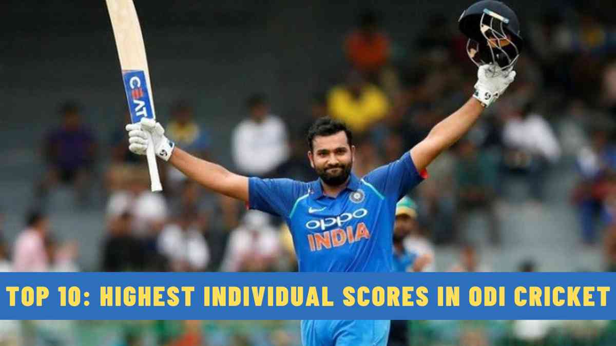 Top 10: Highest Individual Scores in ODI Cricket