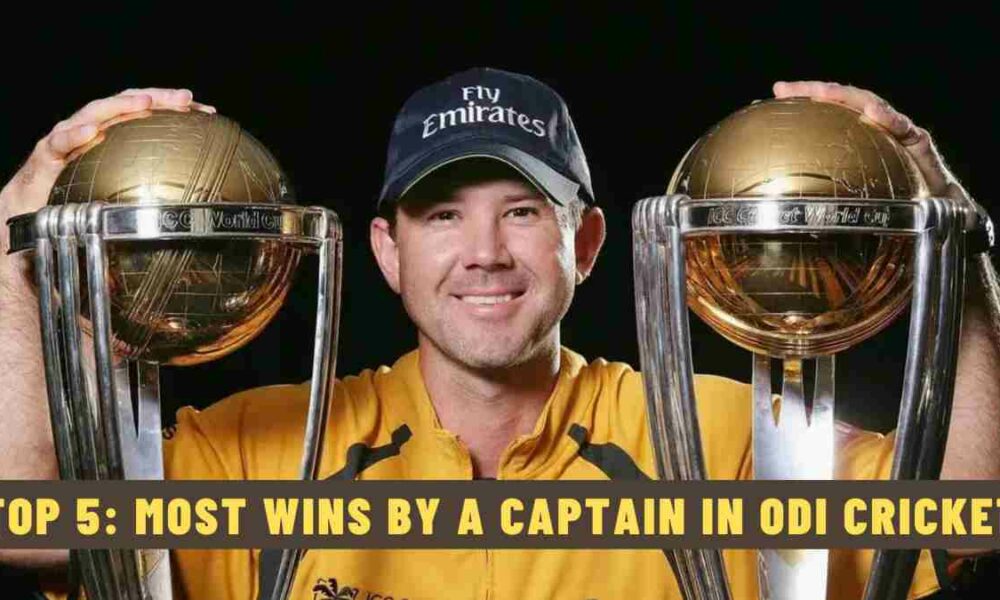 Top 5: Most Wins by a Captain in ODI Cricket