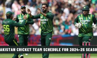 Pakistan Men’s Cricket Team Home & Away Full Schedule for 2024-25 Season