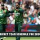 Pakistan Men’s Cricket Team Home & Away Full Schedule for 2024-25 Season