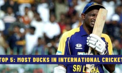 Top 5: Batters with Most Ducks in International Cricket (All Formats Combined)