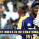 Top 5: Batters with Most Ducks in International Cricket (All Formats Combined)