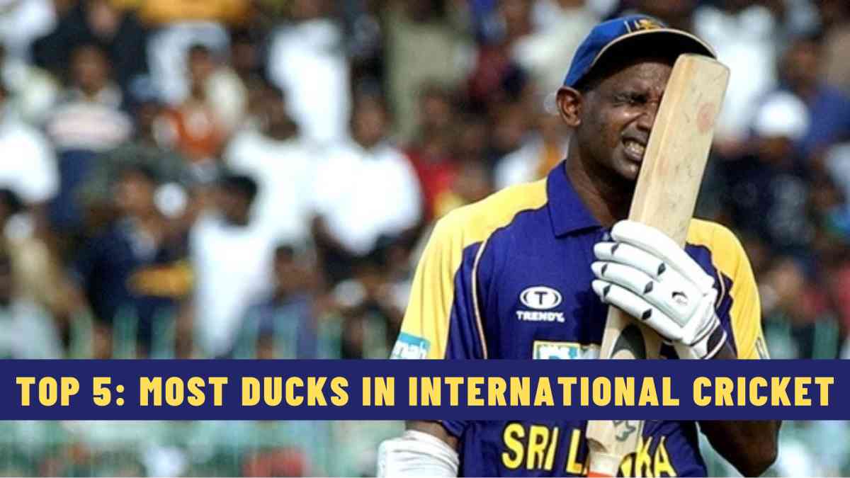 Top 5: Batters with Most Ducks in International Cricket (All Formats Combined)