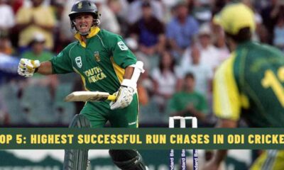 Top 5: Highest Successful Run Chases in ODI Cricket