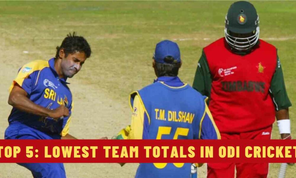 Top 5: Lowest Team Totals in ODI Cricket