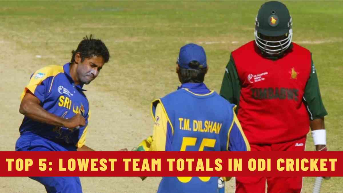 Top 5: Lowest Team Totals in ODI Cricket