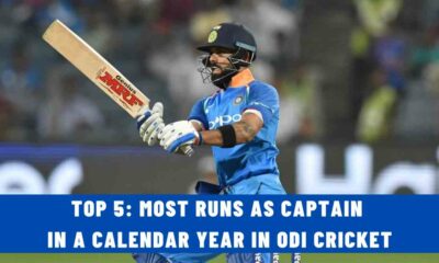 Top 5: Most Runs as Captain in a Calendar Year in ODI Cricket