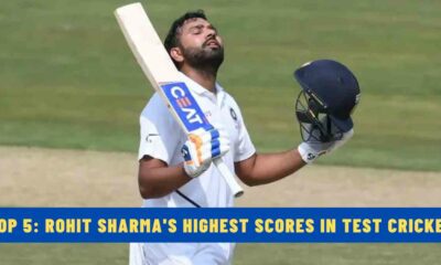 Top 5: Rohit Sharma's Highest Scores in Test Cricket