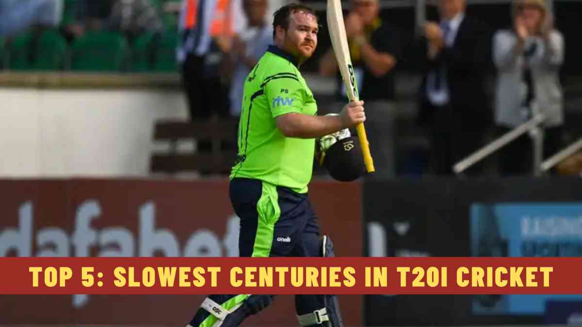 Top 5: Slowest Centuries in T20I Cricket