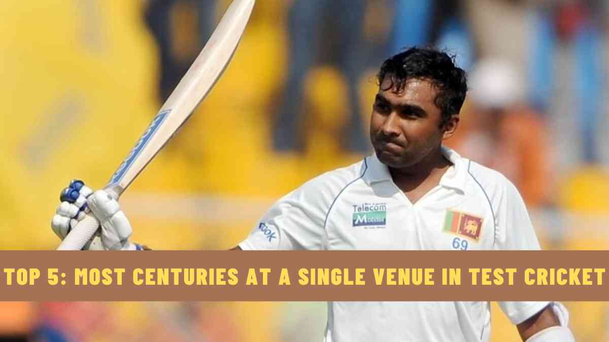 Top 5: Batters with Most Centuries at a Single Venue in Test Cricket