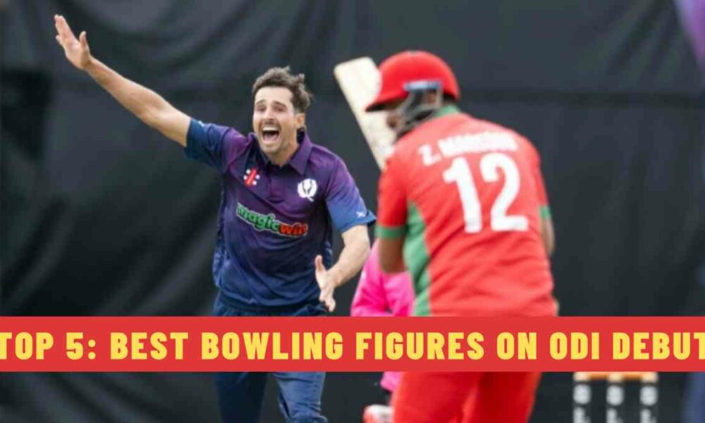 Top 5: Best Bowling Figures on Debut in ODI Cricket