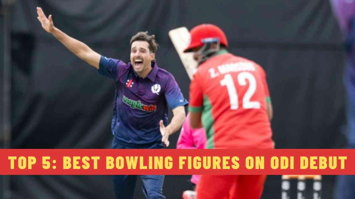 Top 5: Best Bowling Figures on Debut in ODI Cricket