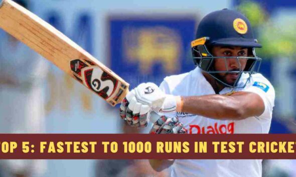 Top 5: Fastest Batters to 1000 runs in Test Cricket