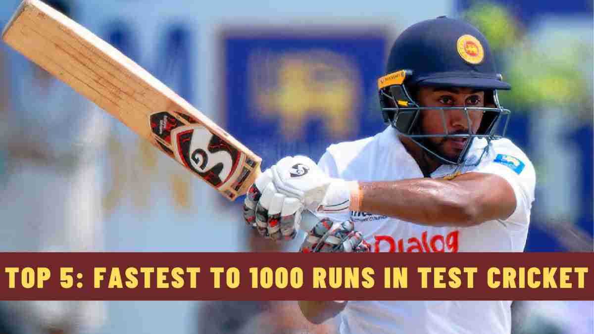 Top 5: Fastest Batters to 1000 runs in Test Cricket