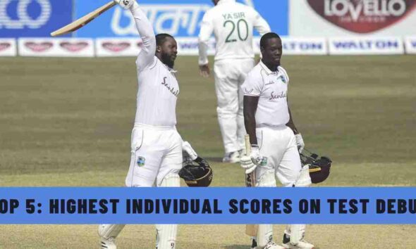 Top 5: Highest Individual Scores on Test Debut