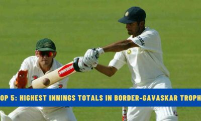 Top 5: Highest Innings Totals in Border-Gavaskar Trophy