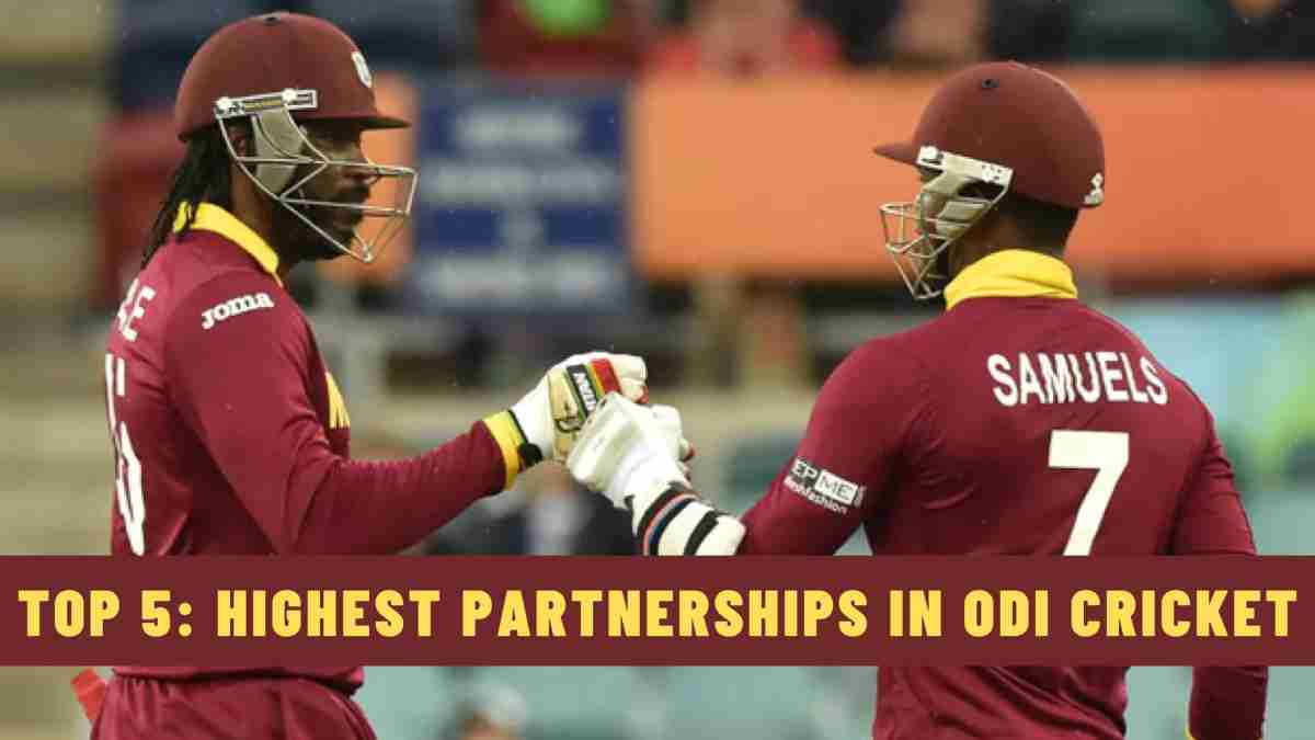 Top 5: Highest Partnerships for Any Wicket in ODI Cricket