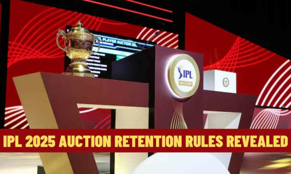 IPL 2025 Auction Retention Rules Revealed