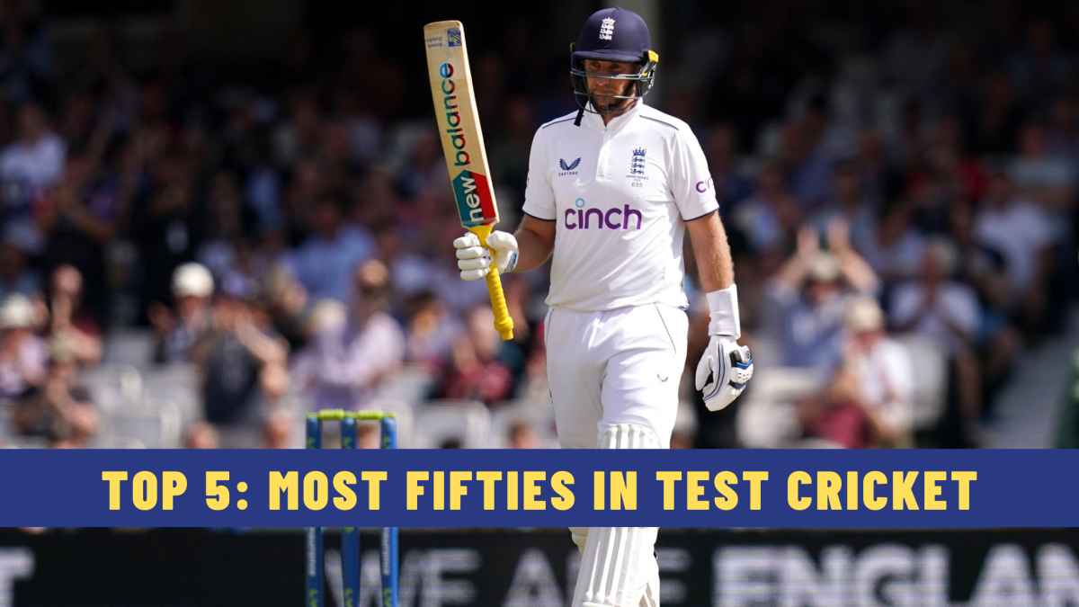 Top 5: Most Fifties in Test Cricket