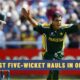 Top 5: Most Five-Wicket Hauls in ODI Cricket