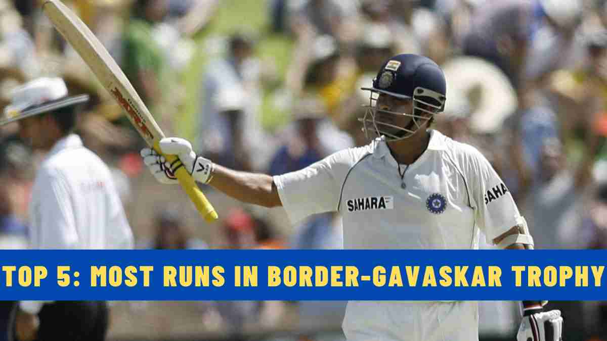 Top 5: Most Runs in Border-Gavaskar Trophy