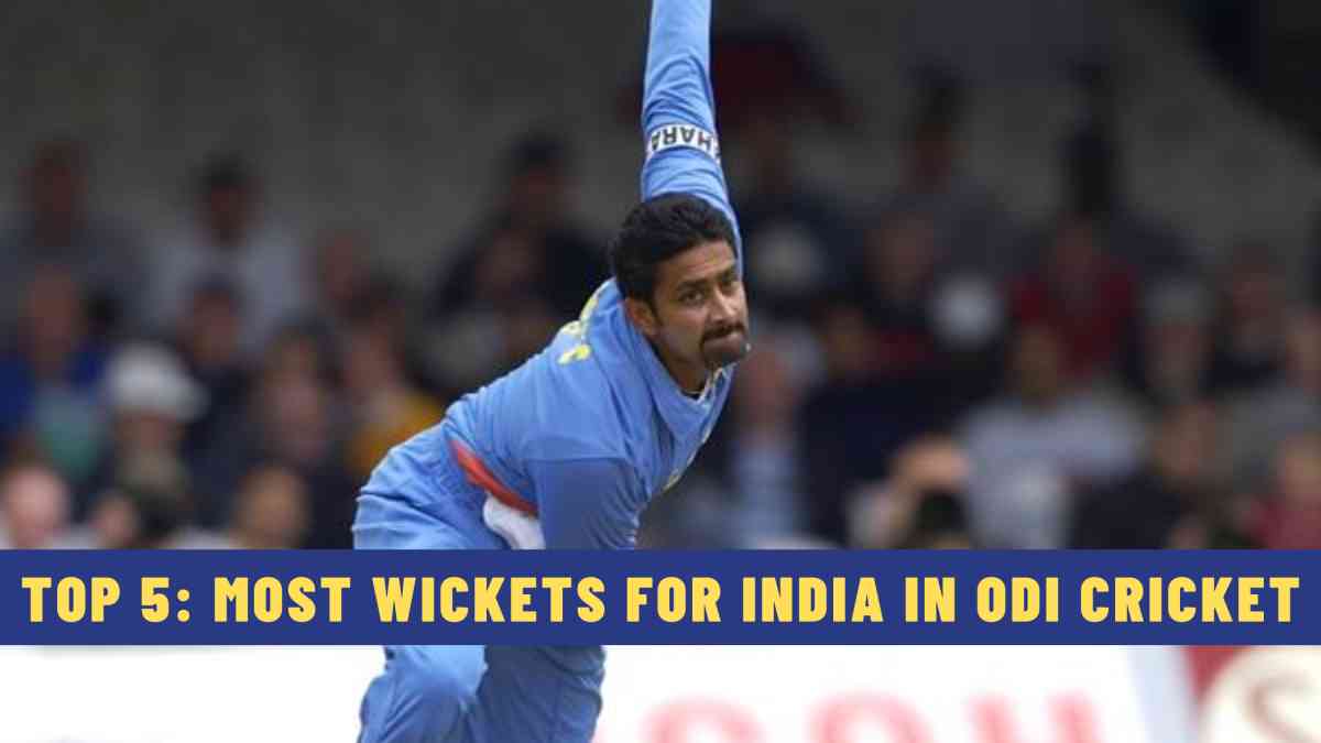 Top 5: Most Wickets for India in ODI Cricket